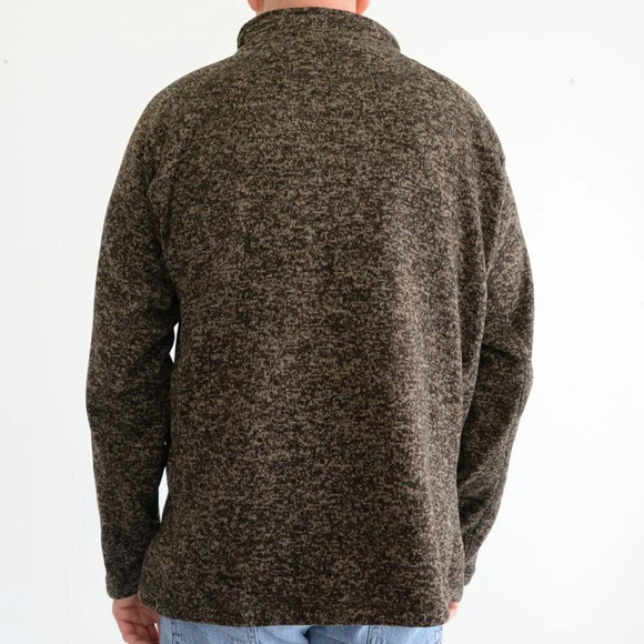 Vintage Stillwater  Supply Co. Brown Half Zip Sweater Size XL - Picture 4 of 13